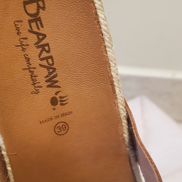 Bearpaw genuine leather sandals 8 NEW - Picture 5 of 11